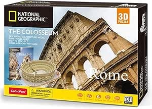 Cubic Fun - 3D Puzzle City Traveller of The Roman Colosseum, National Geographic (CPA Toy Group DS0976)