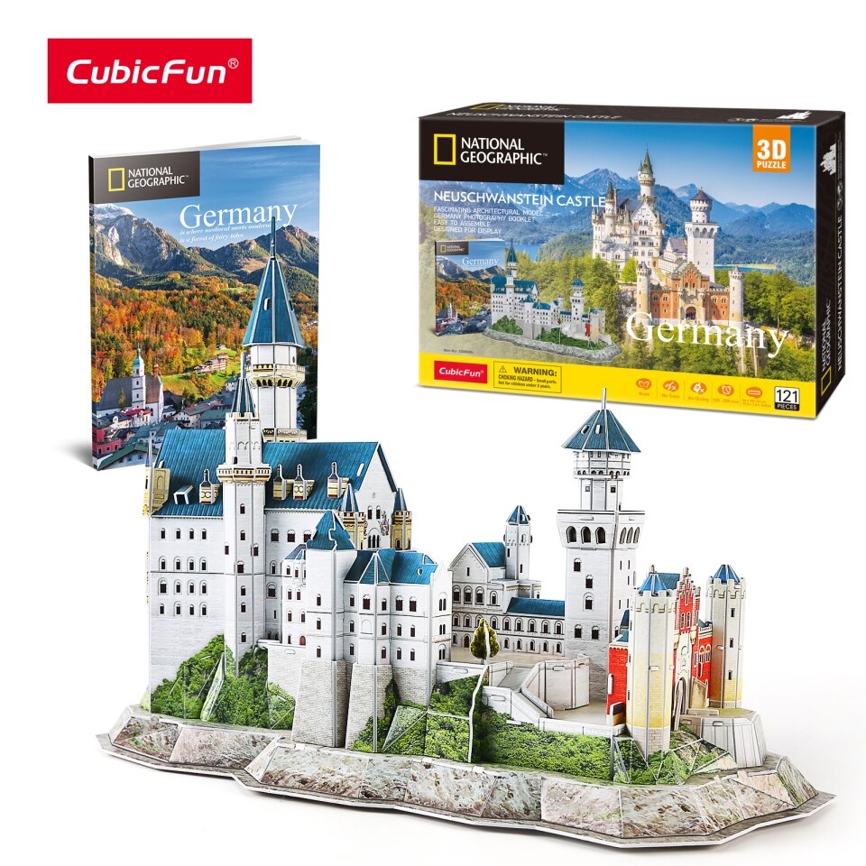 CubicFun Puzzle 3D Château de Neuschwanstein pour Adultes et