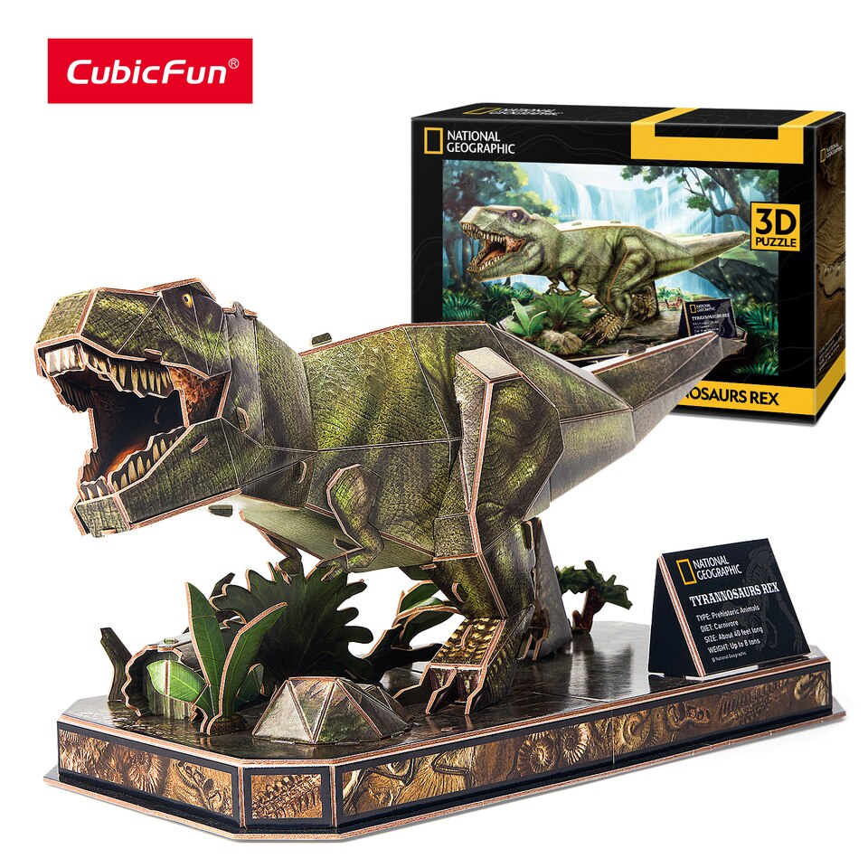 Puzzle 3D - Dinossauro T-Rex