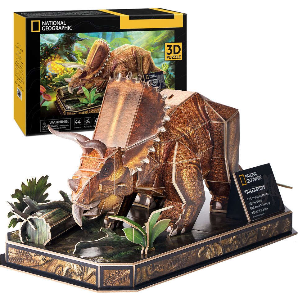 National Geographic 3D Puzzle Jurassic World 3D Puzzle Cubic Fun
