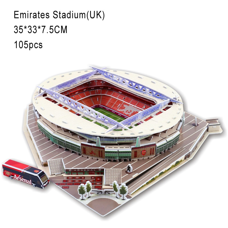 DIY 3D Football Stadium Puzzle