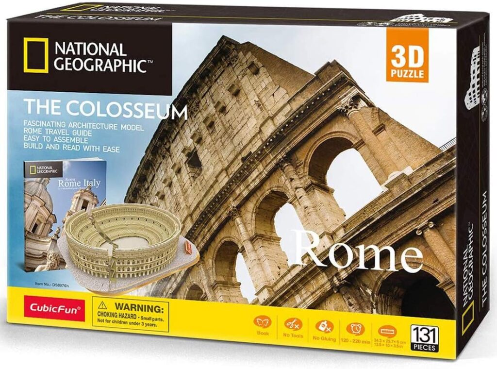 Italy Rome Colosseum Cubic Fun 3D Puzzle