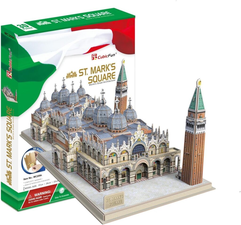 Piazza SAN Marco Venice Cubic Fun 3D Puzzle